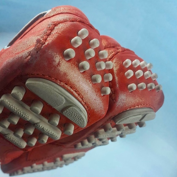 Cole Haan & Nike Air Driver Loafer in Tangerine Lamé Leather - Picture 4 of 5